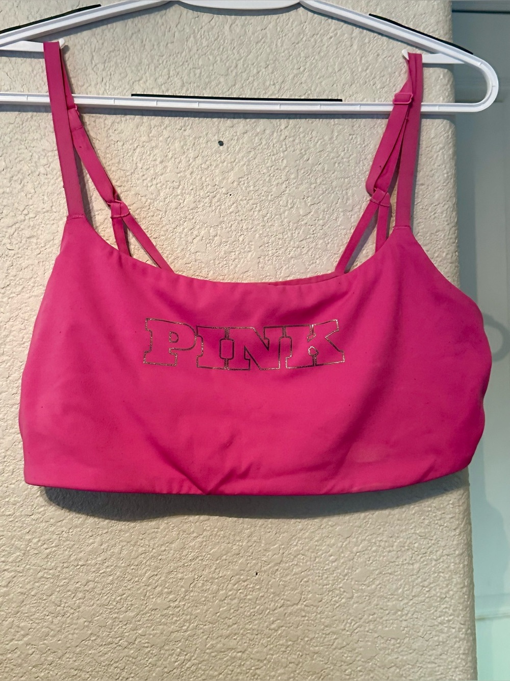 Victoria's Secret PINK Hot Pink Strappy Bralette